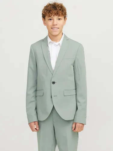 Jack & Jones Junior Sakko JPRSOLAR BLAZER NOOS JNR - modisches Slim Fit Sakko in Iceberg Green - Funktionsjacken, elastisches und pflegeleichtes Material für hohen Tragekomfort, ideal für modische Auftritte.