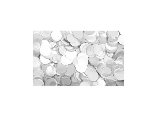 Showtec Show Konfetti Weiß (rund), 1 kg - Schwer entflammbar - Konfetti für alle Anlässe, in weißer, runder Form. Ideal für sichere Feiern, da es schwer entflammbar ist. Perfekt für Partys und Events!