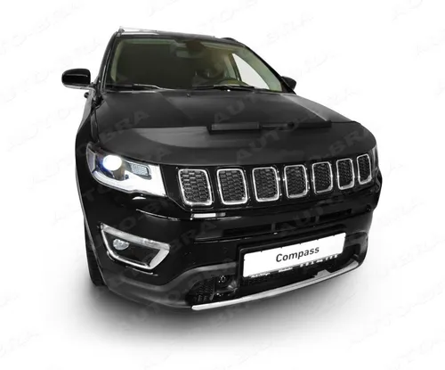AB3-00399 Auto Bra für JEEP COMPASS seit 2016 - Hochwertiger Steinschlagschutz für Jeep COMPASS ab 2016. Schützt die Motorhaube vor Schmutz und Kratzern und verleiht Ihrem Fahrzeug ein individuelles Design. Wetterbeständiges Kunstleder mit weicher Filz-Innenseite.