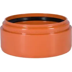 KG Anschlussstück an Steinzeugmuffe DN 200 mm - Dachabdichtung, langlebiges Kunststoff-Formteil für zuverlässige und dichte Verbindungen in Entwässerungssystemen.