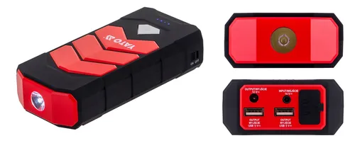 YATO Starthilfegerät 12V für PKW, LKW & Motorrad - Kategorie: Batterieladegeräte & Anlasser, tragbares Starthilfegerät mit integrierter Arbeitsleuchte und USB-Anschluss für vielseitige Nutzung.