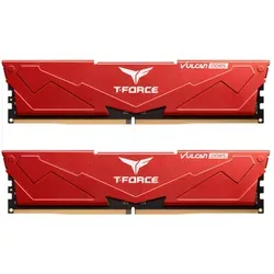 Team T-Force Vulcan 32GB DDR5 Kit 6000MHz - Arbeitsspeicher mit 32GB (2x16GB) und 6000MHz, ideal für Gaming und kreative Anwendungen dank hoher Geschwindigkeit und Zuverlässigkeit.