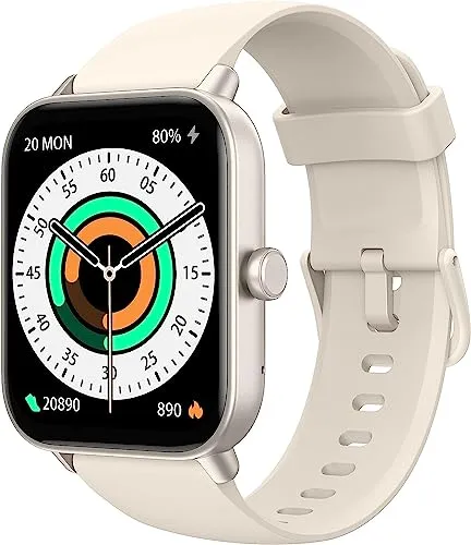 KALINCO Smartwatch für Damen Herren, Fitnessuhr 1.8 Zoll mit Telefonfunktion, Fitness Tracker Alexa Voice IP68 Wasserdicht,SpO2 Schlafmonitor Schrittzähler,Ganztägige Stresserkennung 100+ Sportmodi