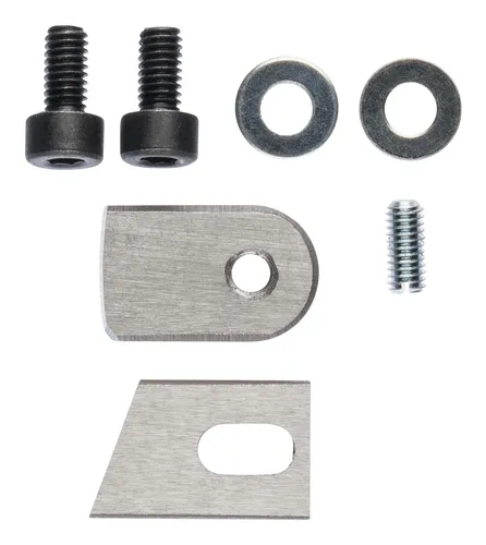 Bosch Zubehör Messer-Set für Blech- und Universalscheren, 5-teilig - Spezialgeräte-Zubehör mit nachschärfbaren Wendemessern für müheloses Schneiden von Blech und anderen Materialien. Ideal für Bosch Scherenmodelle GSC 1.6 und GSC 9.6 V.