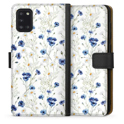Klapphülle Samsung Galaxy A31  Handytasche Lederhülle Tasche Blume Blumen Muster