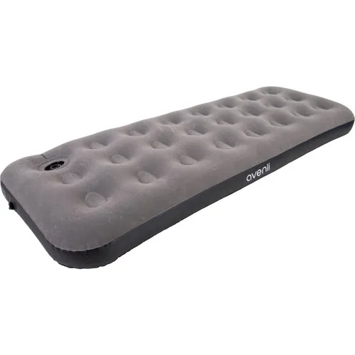 Avenli Luftmatratze Camping CloudCoil grau eingebaute Fußpumpe 191x73x22cm