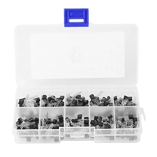 Stück Transistoren Sortiment, 10 Werte NPN PNP TO-92 BC327 BC337 BC517 BC547 BC548 BC549 BC550 BC556 BC557 BC558 Drei Pin Transistor Kit 200