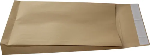 St. C4 Faltenversandtaschen braun Falte 40 mm Kuvert Briefumschläge HK 25