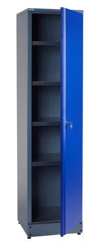 KÜPPER Hochschrank 70397, 1-türig, ultramarinblau - Hochschrank mit 4 variabel einsetzbaren Fachböden, ideal für platzsparende Aufbewahrung. Hochwertige Verarbeitung mit 5 Jahren Garantie, perfekt für jeden Raum.