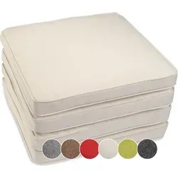 sunnypillow Stuhlkissen 4er Set BALI von sunnypillow