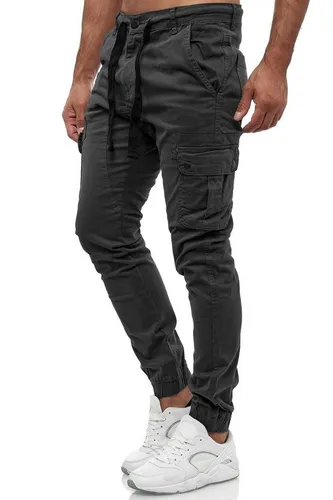 Tazzio Cargohose 18525 Stretch – Regular Fit 32 in Anthrazit - Bequeme Cargohose mit Stretchanteil für optimale Bewegungsfreiheit. Ideal für den Alltag, ausgestattet mit praktischen Taschen und einem modernen Look.