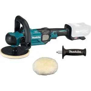Makita Rotationsschleifer PV001GZ - 180 mm Poliermaschine, 40 V - Poliermaschine für die Lackpflege im KFZ-Bereich, mit einstellbarer Drehzahl, Soft-Start und bürstenlosem Motor für optimale Leistung und Benutzerfreundlichkeit.
