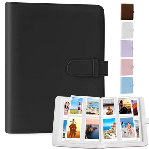 Fotoalbum, 256 Hüllen für Filme, 3 Zoll, Mini-Fotoalbum für Fujifilm Instax Mini 7s 8 8+ 9 11 25 26 50s 70 90 Film/Polaroid Zink-Fotopapier / Polaroid / Kodak Sofortbildkamera