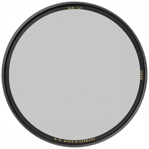 B+W Basic CPL Polfilter MRC 77mm - Polarisationsfilter für lebendige Farben, ideal für beeindruckende Landschaftsaufnahmen