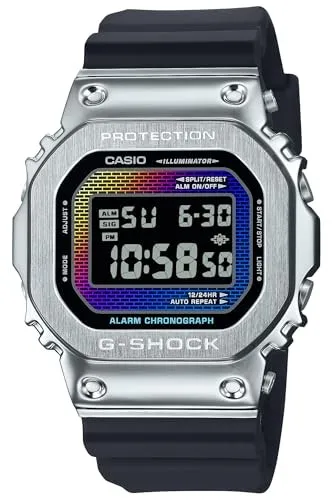 CASIO G-Shock GM-5600RW-1JF Metal Covered Rainbow Biomass Silver Watch Y866562