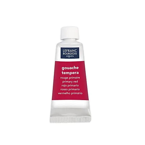 Lefranc & Bourgeois 807492 Schulfarben Gouache in 20ml Tuben, gebrauchsfertig, hohe Deckkraft, intensive Leuchtkraft, hohe Ergiebigkeit