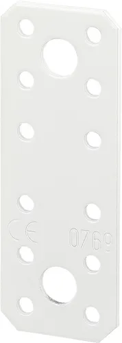 Vormann Flachverbinder weiß 96 x 35 mm