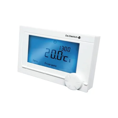 De Dietrich Modularer programmierbarer Draht-Raumthermostat AD 304 - Thermostate mit modulierender Regelung für Heizung und Warmwasser, 3 Betriebsmodi für individuelle Temperatursteuerung und Energieeinsparung.