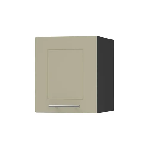 Feldmann-Wohnen Klapphängeschrank in Creme und Schwarz