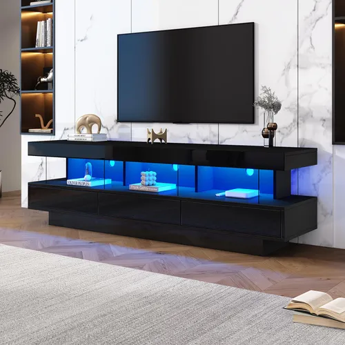 Fine Life Pro TV-Schrank Lowboard mit LED-Beleuchtung 160×38×50,5 cm