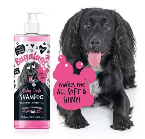 Bugalugs Tiershampoo Bugalugs Hundeshampoo Baby Fresh 500 ml Vegan, 500 ml, (1-St), ph neutral, Hunde Shampoo, Lake District