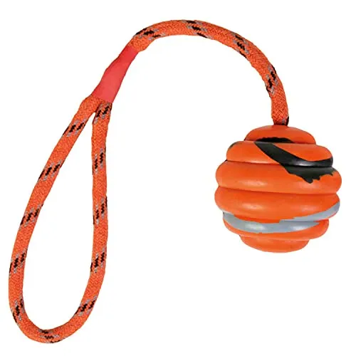 Hundehalsband Trixie Heartbeat Schwarz L/XL 55-65 cm von Trixie
