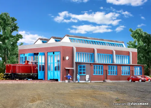 Kibri 37806 ( 7806 ) Spur N - Lokschuppen dreiständig NEU und OVP