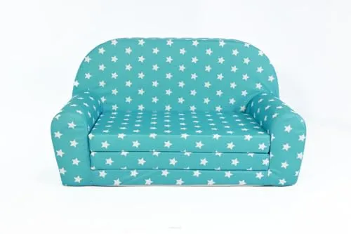 FORTISLINE – Kindersofa MINI ausklappbar 40x78x45cm in türkis von Fortisline