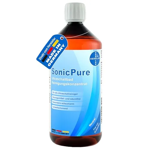 HERRLAN® SonicPure Ultraschallbad Reinigungskonzentrat 1000 ml – ohne Duftstoffe