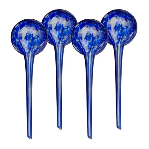 Bewässerungskugeln Glas Gießkugel Gießhelfer Bewässerung Zimmerpflanzen 4er Set