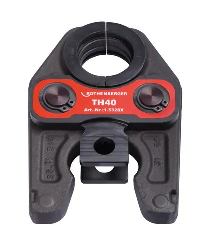 ROTHENBERGER Pressbacke ROMAX® Standard TH 40 mm - Handwerkzeuge > Heizung-Sanitaer > Pressmaschine, aus hochbelastbarem Spezialstahl mit DURA LAZR TEC Technologie für langlebiges und präzises Verpressen.