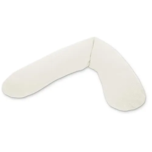 Theraline Stillkissen 1,90 cm - Original mit Feinstrick Bezug in Creme - Kissen für alle Stillpositionen, perfekt zum Schlafen. Hochwertig, strapazierfähig und geruchsfrei. Beugt Verspannungen vor und ist bei 60 Grad waschbar.