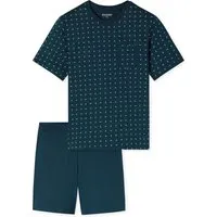 Schiesser Herren Pyjama Comfort Essentials - Bequemer Schlafanzug aus hochwertigem Material, ideal für entspannte Nächte. Der lässige Schnitt sorgt für optimale Bewegungsfreiheit und Komfort. Perfekt für unkomplizierte Wohlfühlmomente.