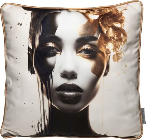 Kissenhülle GOLDEN LADY BH 45x45 cm gold in gold von Sonstige