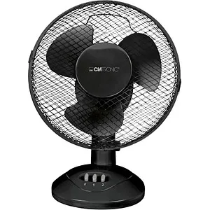 CLATRONIC Tisch-Ventilator VL 3601 - Ventilatoren mit 230 mm Durchmesser, oszillierend und neigbar für optimale Kühlung, ideal für Zuhause oder Büro.