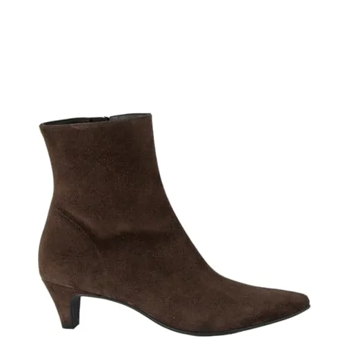 Paul Green 8288-00 Schlupfstiefel - Bequeme Damen Wanderschuhe in braun, Gr. 42 - Wanderschuhe aus langlebigem Rauleder mit hautfreundlicher Lederdecksohle und praktischem Reißverschlusseinstieg für optimalen Komfort.