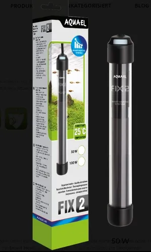 Aquael Heizstab FIX 2 50W Aquarium Heizer Glasheizer 25 °C COMFORTZONE