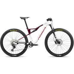 Orbea Oiz H30 - White Chic & Shadow Coral - L | 29 Zoll Mountainbike - Leichtes und agiles Mountainbike für anspruchsvolle Trails, bietet herausragende Fahrperformance und Komfort.