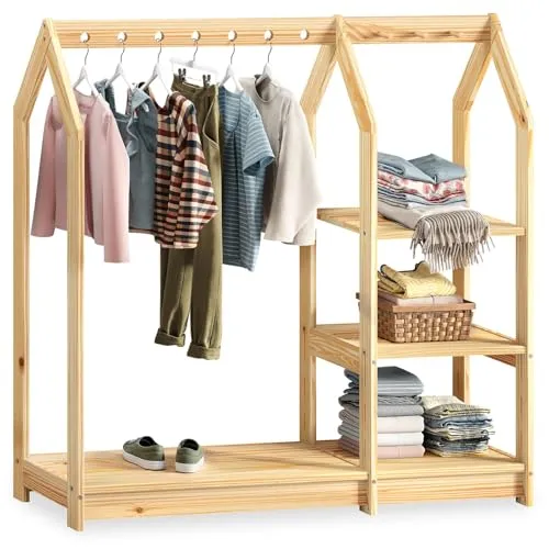 IDIMEX Kinder Kleiderständer Sally in beige von IDIMEX