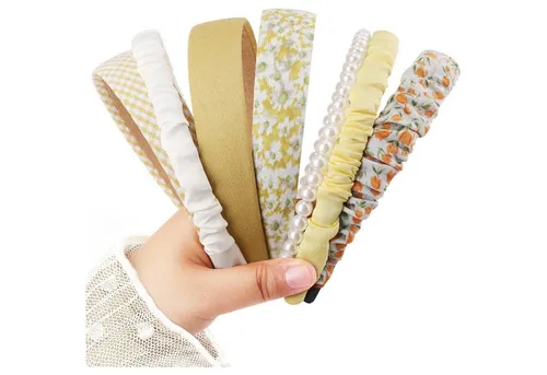 DRESHOW Haarreifen Set Damen - 7er Pack Vintage Stirnbänder - Vielseitiges Set mit 7 stilvollen Haarreifen für jeden Anlass. Rutschfest und elastisch, ideal für Frauen und Mädchen. Langlebiger Kunststoffrahmen für angenehmes Tragen den ganzen Tag lang.