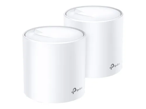 TP-Link Deco X60 AX3000 Mesh-WLAN-Netzwerk (2 Router) - WLAN Repeater mit fortschrittlicher AX3000-Technologie für blitzschnelles Internet in jedem Raum, ideal für große Wohnungen oder Häuser.