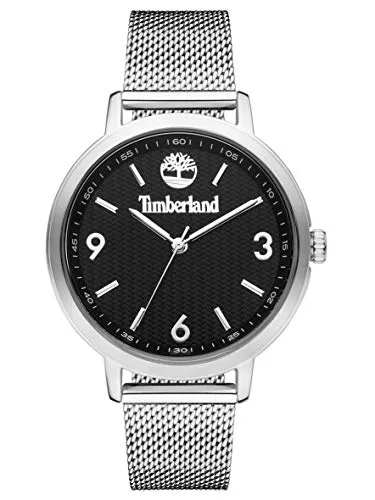 Timberland Damen Analog Quarz Uhr mit Edelstahl Armband TBL15643MYS.02MM Silver
