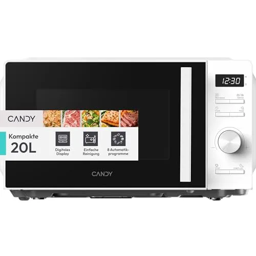 Candy Mikrowelle 700 Watt mit 20 Litern und Drehteller