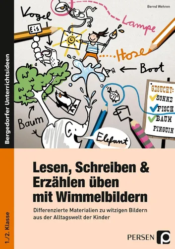 Persen Lesen, Schreiben & Erzählen üben mit Wimmelbildern