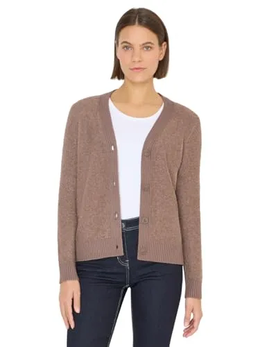 CECIL Softer Bouclé Cardigan Chocolate Mousse Melange in braun von CECIL