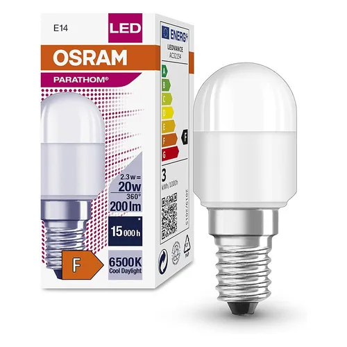 Osram LED Lampe T26 Röhre 2,3W = 20W E14 matt 200lm Tageslicht 6500K kaltweiß