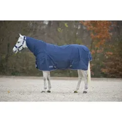 Waldhausen Regendecke mit Halsteil - Regendecke für Pferde, wasserdicht und atmungsaktiv, aus strapazierfähigem 600D Polyester. Mit integriertem Halsteil für optimalen Wetterschutz.