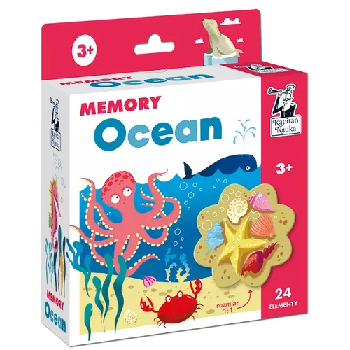 Memory. Ocean Kapitan Nauka - gry 5903699821596