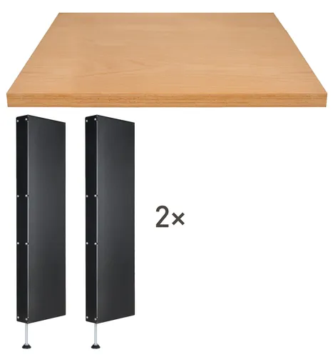 Kraftwerk MOBILIO Arbeitsflächen-Erweiterungs-Set in schwarz von KRAFTWERK