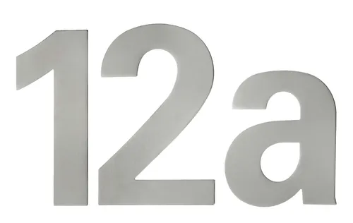 Produktbild Edi Hausnummer 2505 Ziffer 5, edelstahl - 2505000000